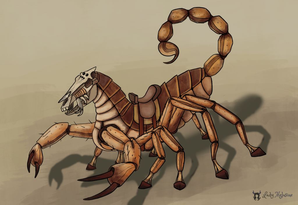 Chimera Scorpion Horse Lady Melusine